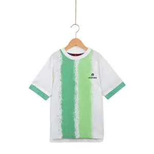 Aigner Kids Boy's Green Cotton T-Shirt