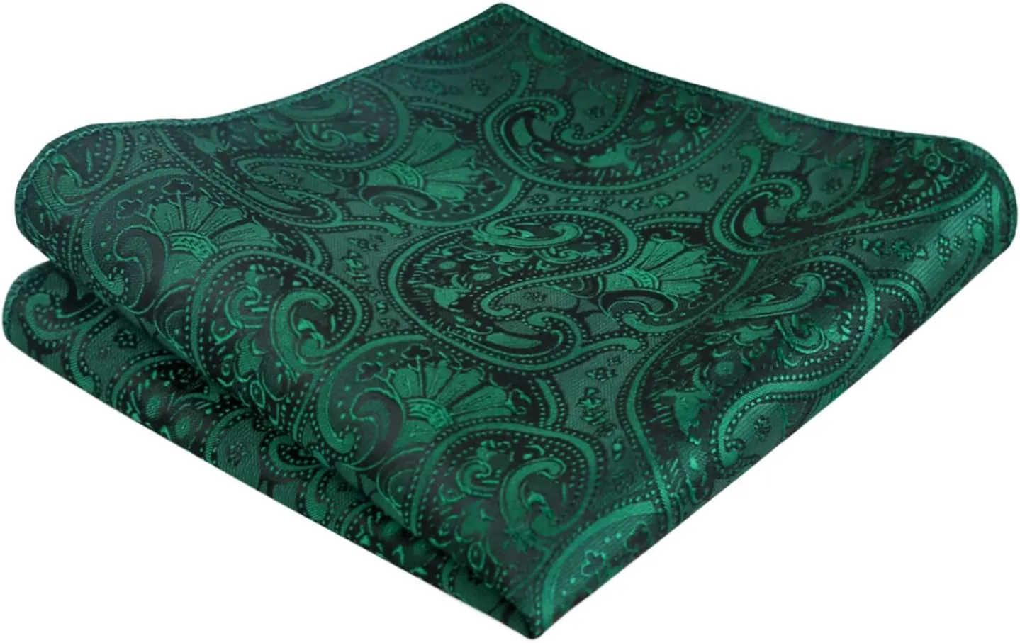 Alizeal Mens Paisley Jacquard Tuxedo Self Tied Bow Tie with Pocket Square Set