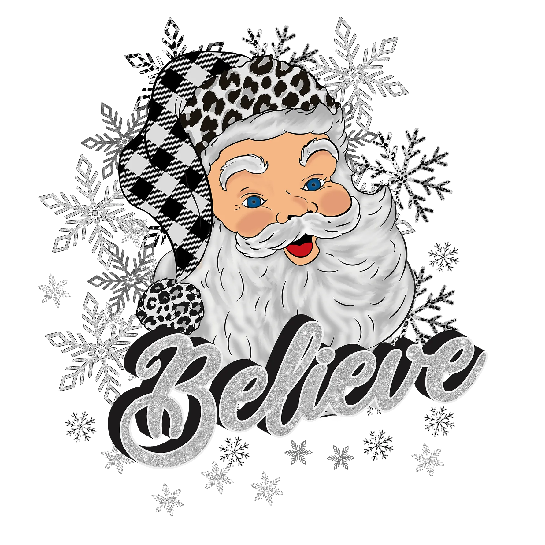 Believe  Santa DTF Transfer: Adult
