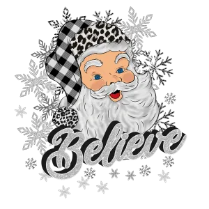 Believe  Santa DTF Transfer: Adult