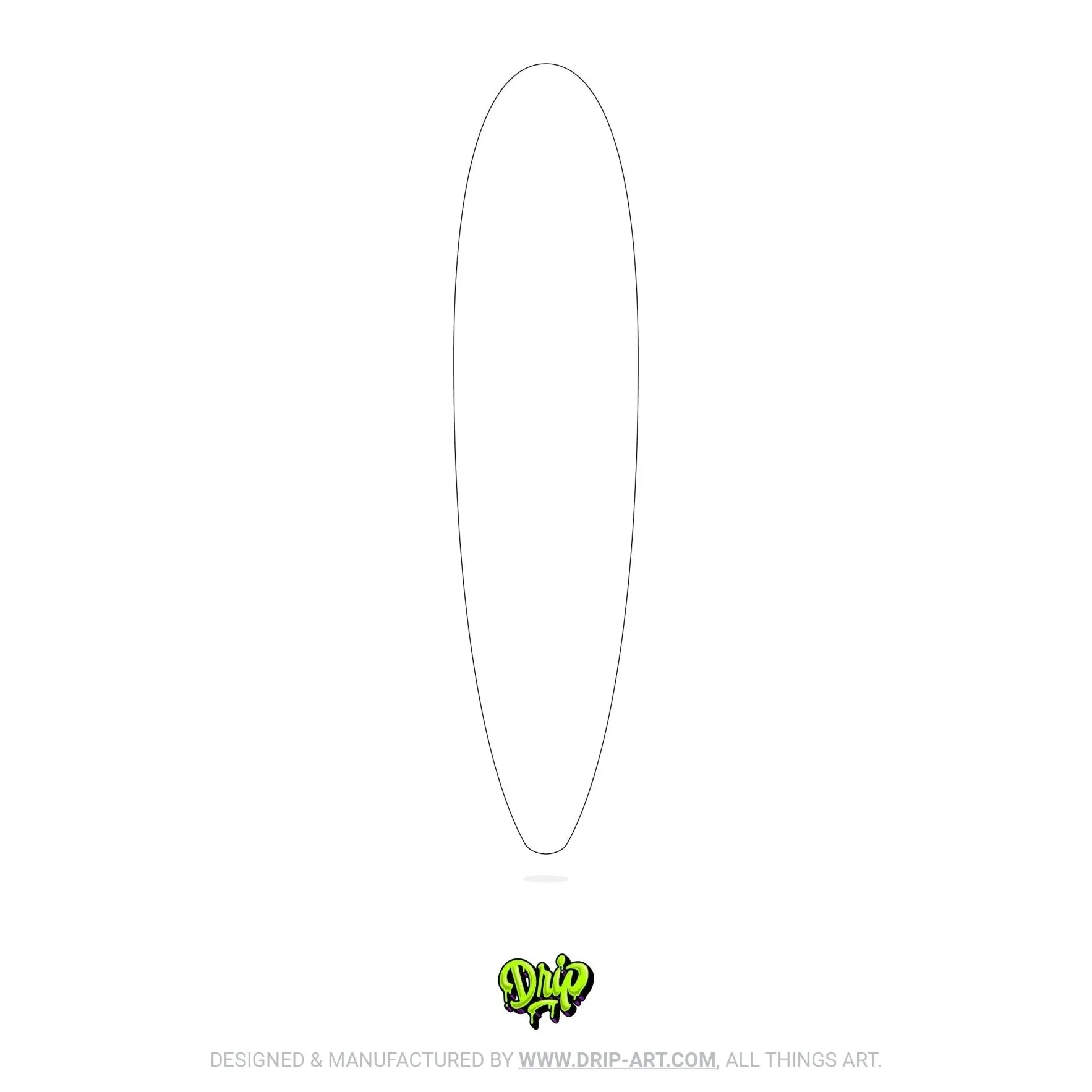 Blank Longboard - Custom Panel