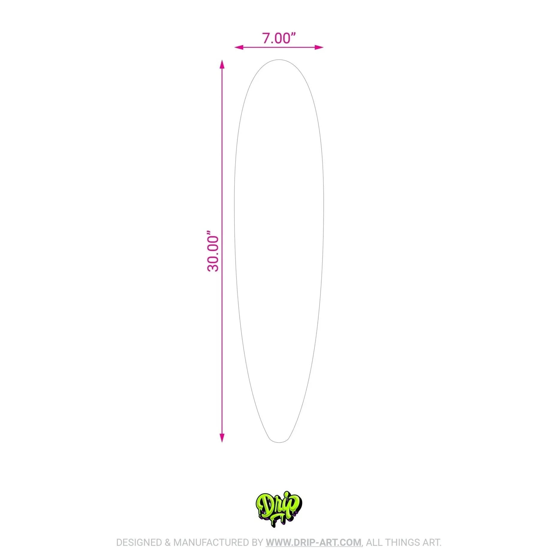 Blank Longboard - Custom Panel