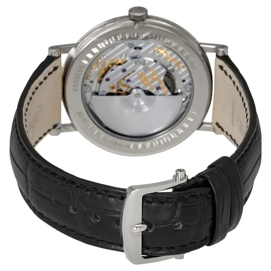 Breguet Classique 18kt White Gold Automatic Ultra Slim Silver Dial Leather Men's Watch 5157bb/11/9v6