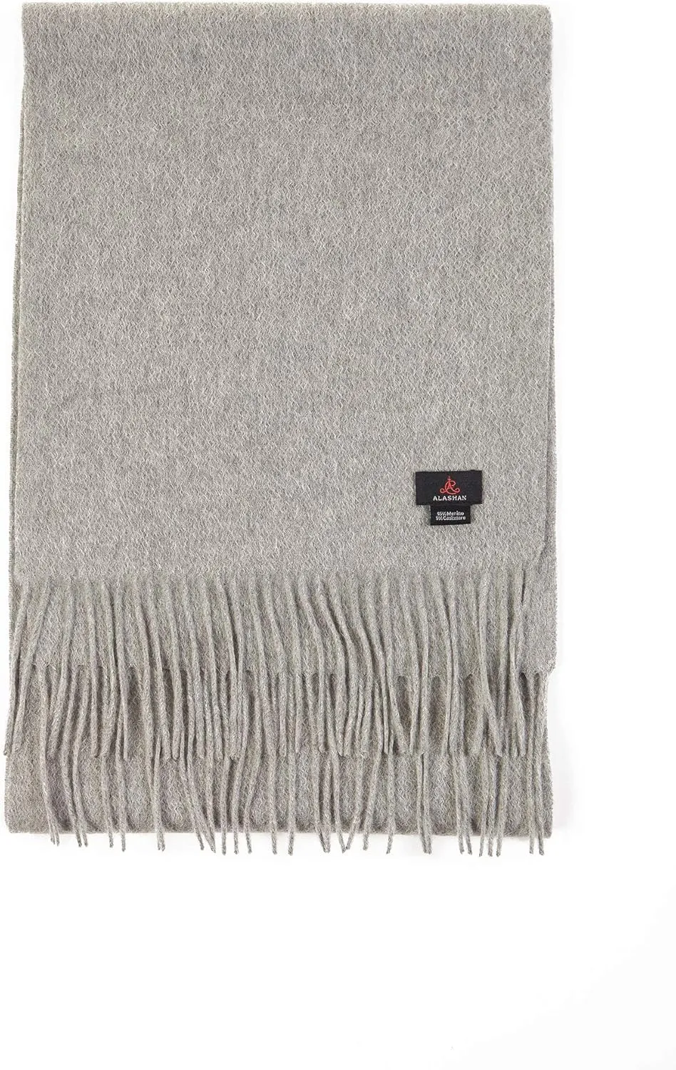 Cashmere Ultra-Fine Merino Wool and Cashmere Blend Woven Scarf -Luxe fabric-Lightweight- 72" x 12"
