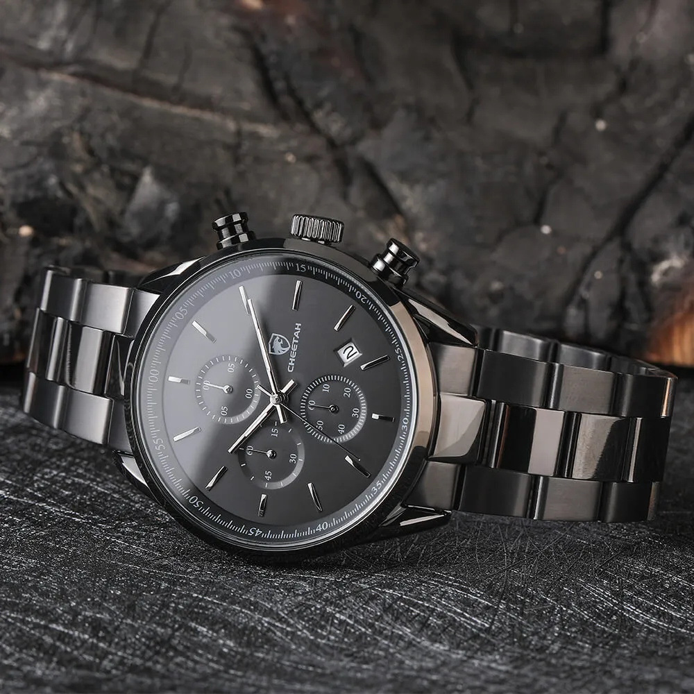 CHEETAH CH1607 BIZET S1 - Men's Black Stainless Steel Dress Watch