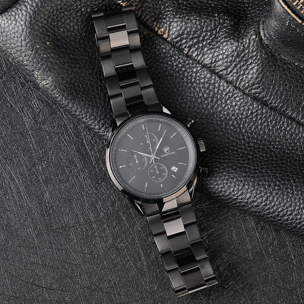 CHEETAH CH1607 BIZET S1 - Men's Black Stainless Steel Dress Watch