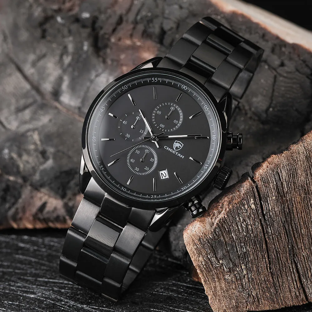 CHEETAH CH1607 BIZET S1 - Men's Black Stainless Steel Dress Watch