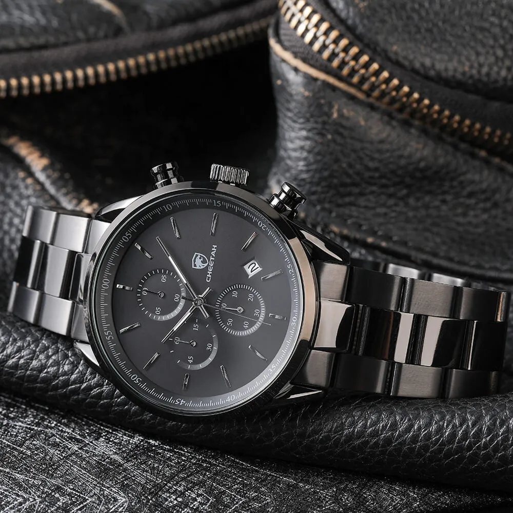 CHEETAH CH1607 BIZET S1 - Men's Black Stainless Steel Dress Watch