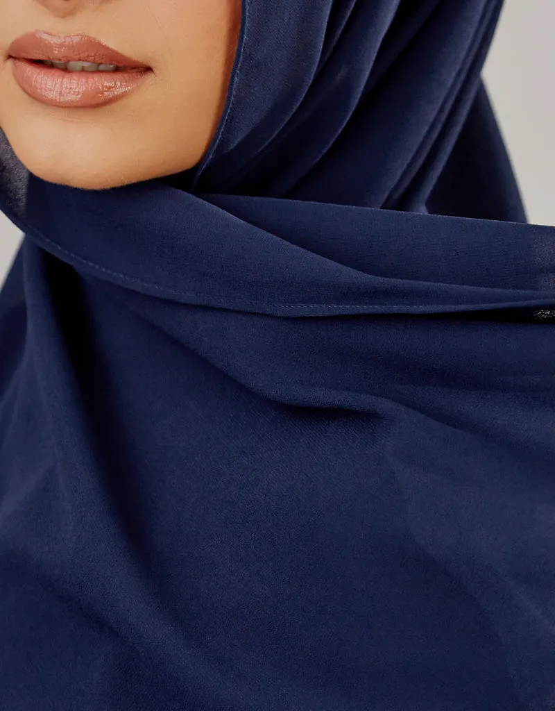 Chiffon Shawl - Shades of Blue