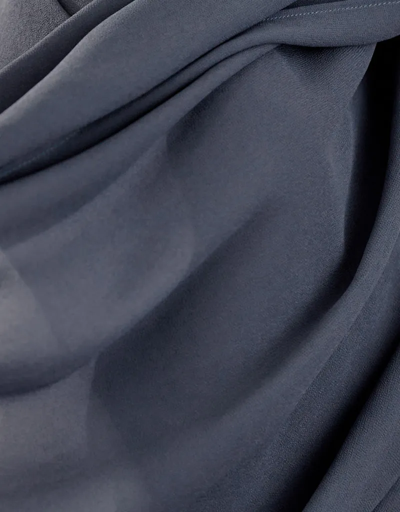 Chiffon Shawl - Shades of Blue