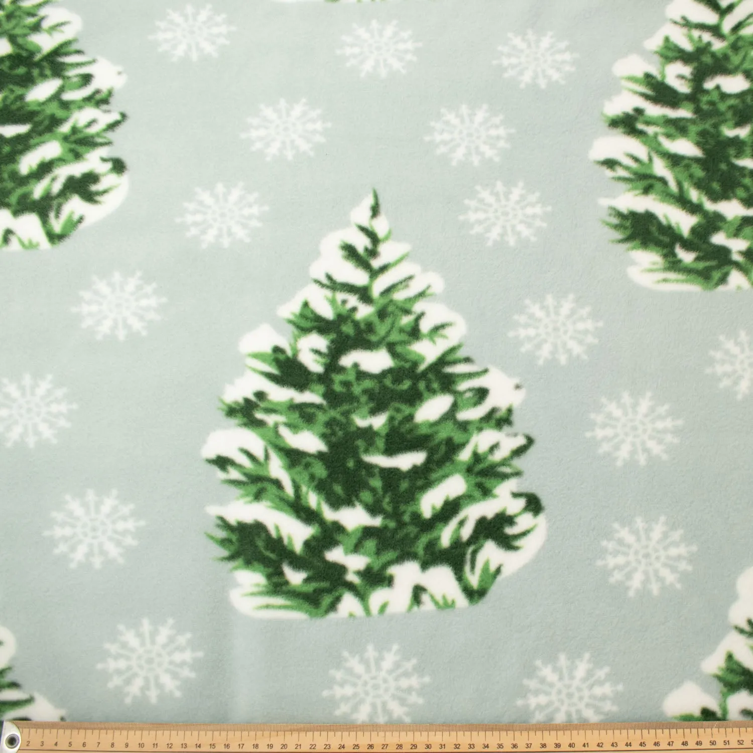 Christmas Tree Print Printed Polar Fleece Design 149