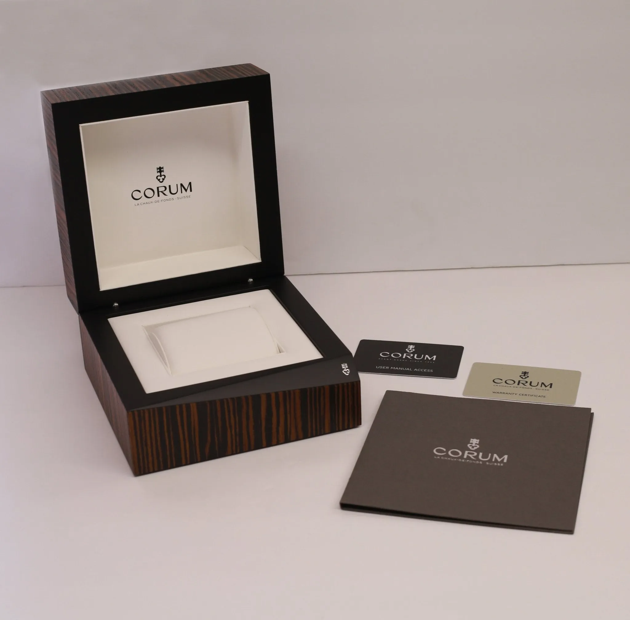 Corum Golden Bridge Classic 18K White Gold Manual Wind Ladies Watch B113/03198