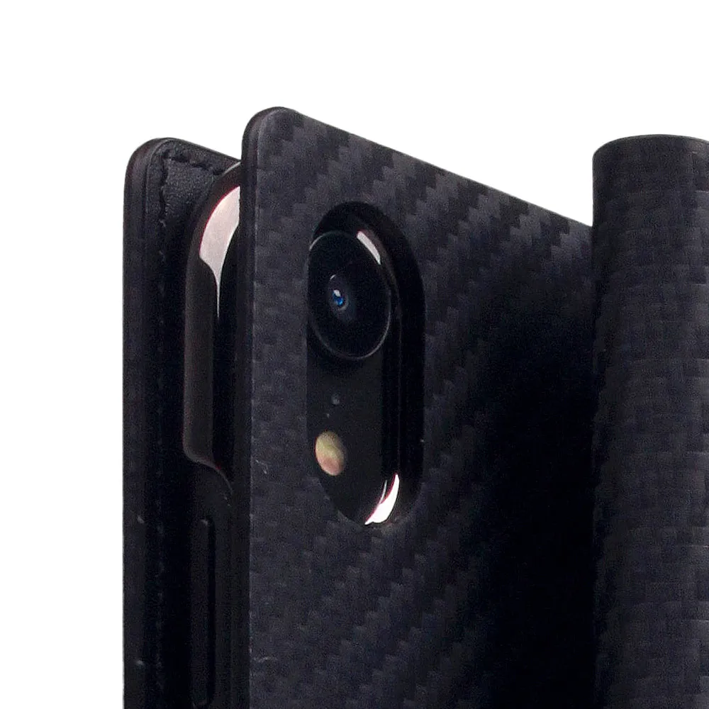 D  Italian Carbon Leather Case for iPhone 11 (Black)