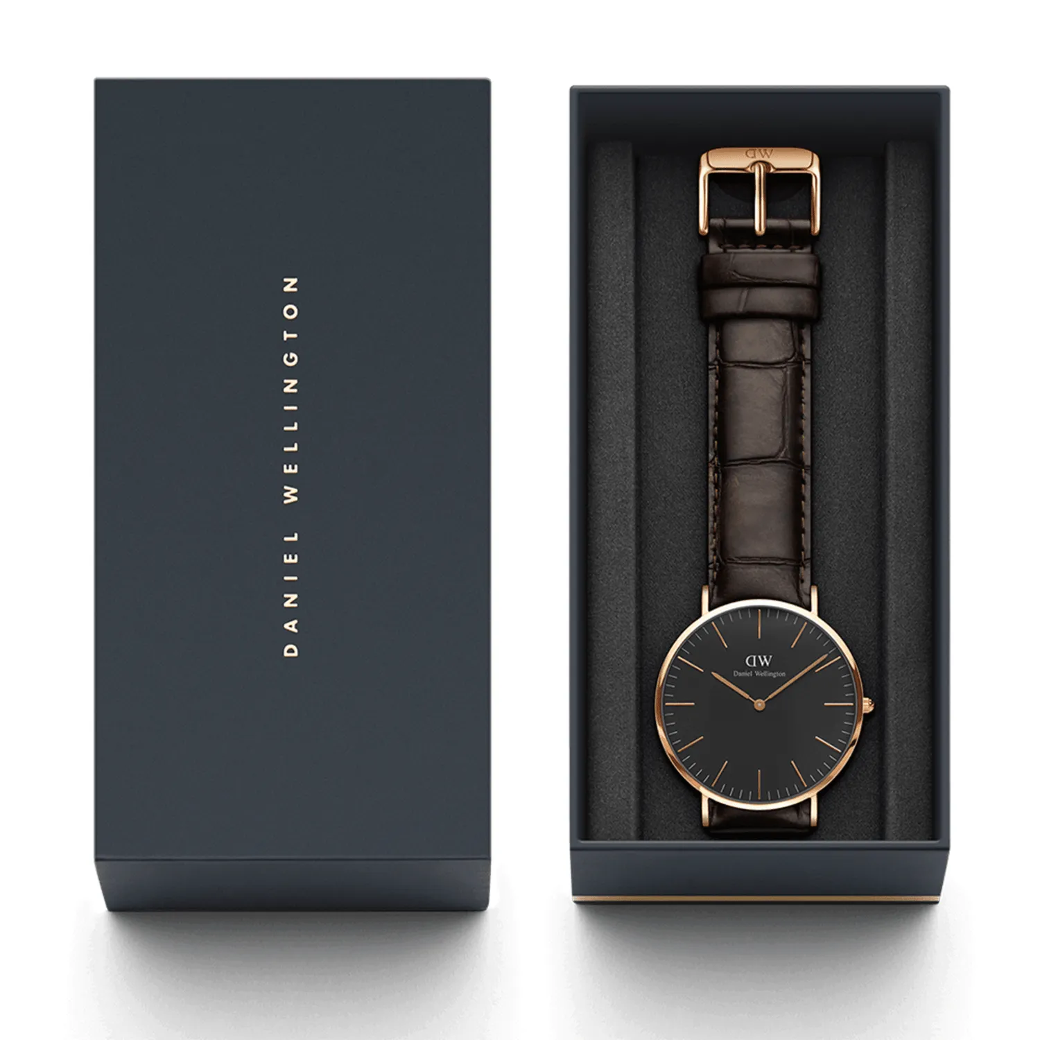 Daniel Wellington Classic 40mm York Black Dial Watch DW00100128