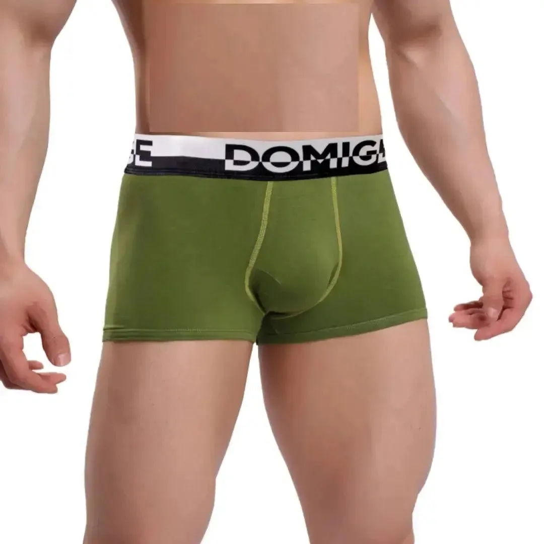 DomiGe Men's Cotton Boxer Briefs Turtle Shell Male Underwear