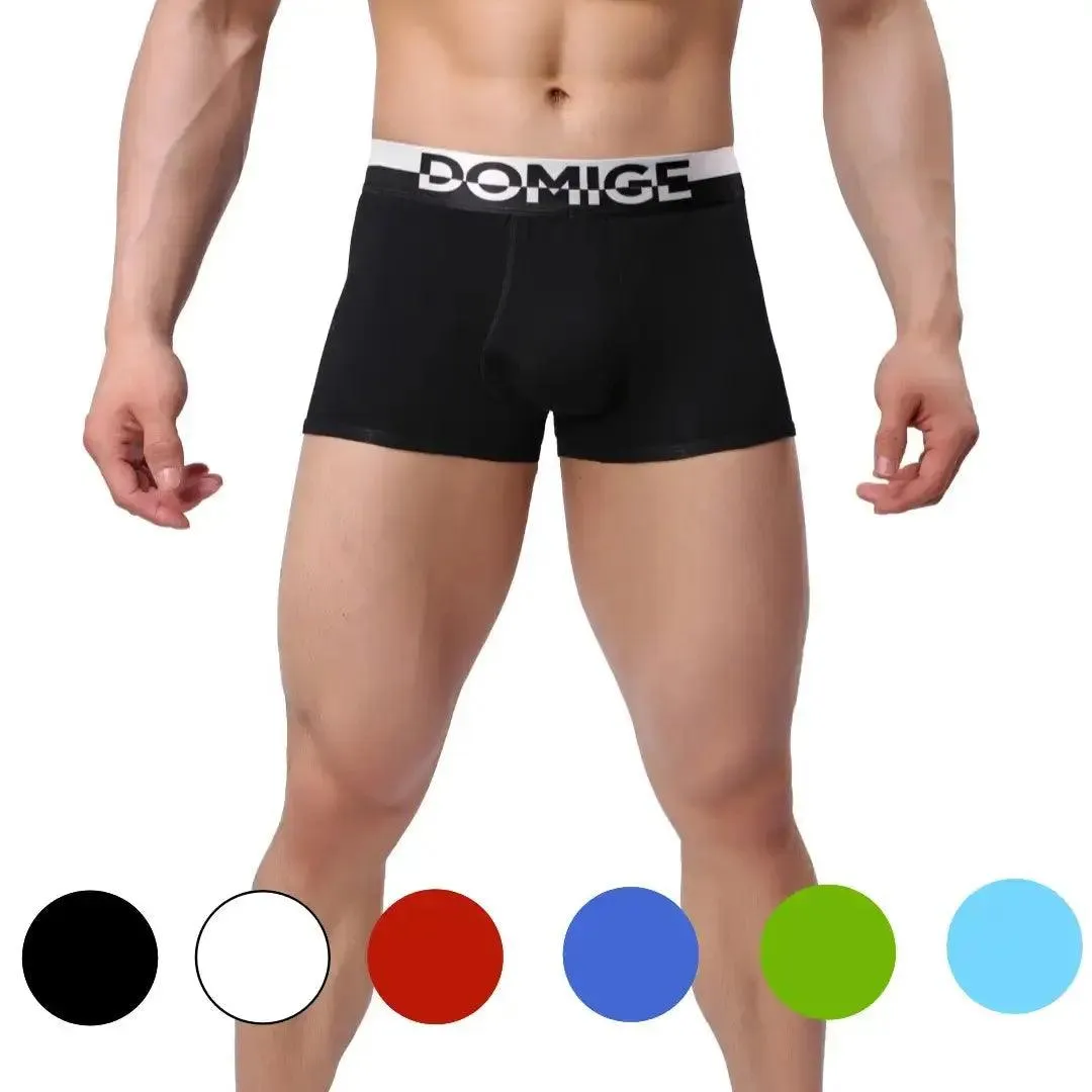 DomiGe Men's Cotton Boxer Briefs Turtle Shell Male Underwear