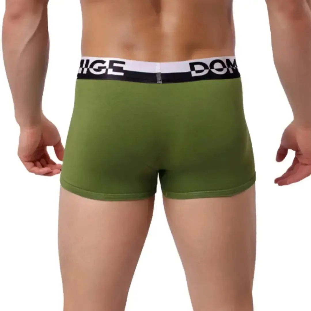 DomiGe Men's Cotton Boxer Briefs Turtle Shell Male Underwear