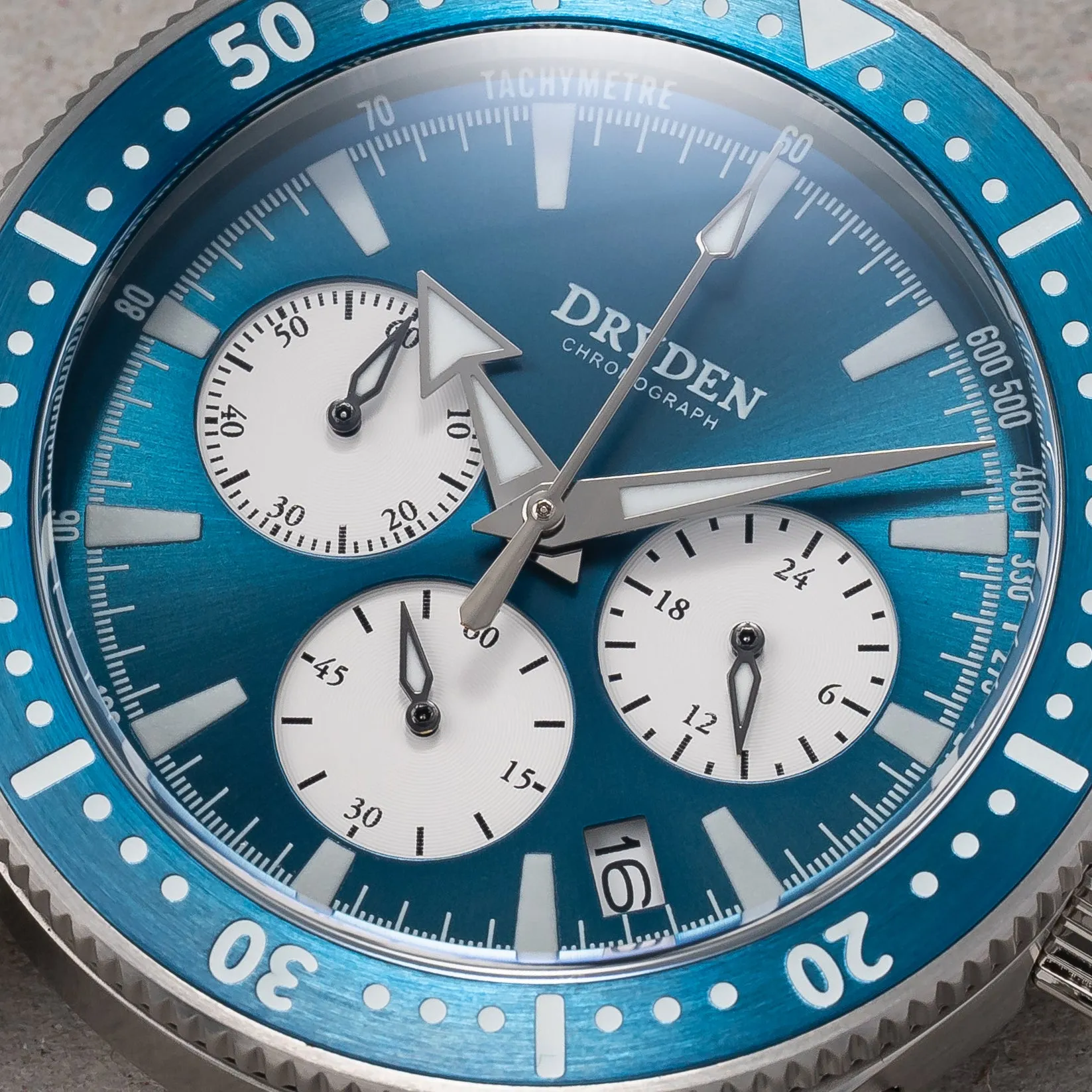 Dryden Chrono Diver Series 1 - Blue Modern