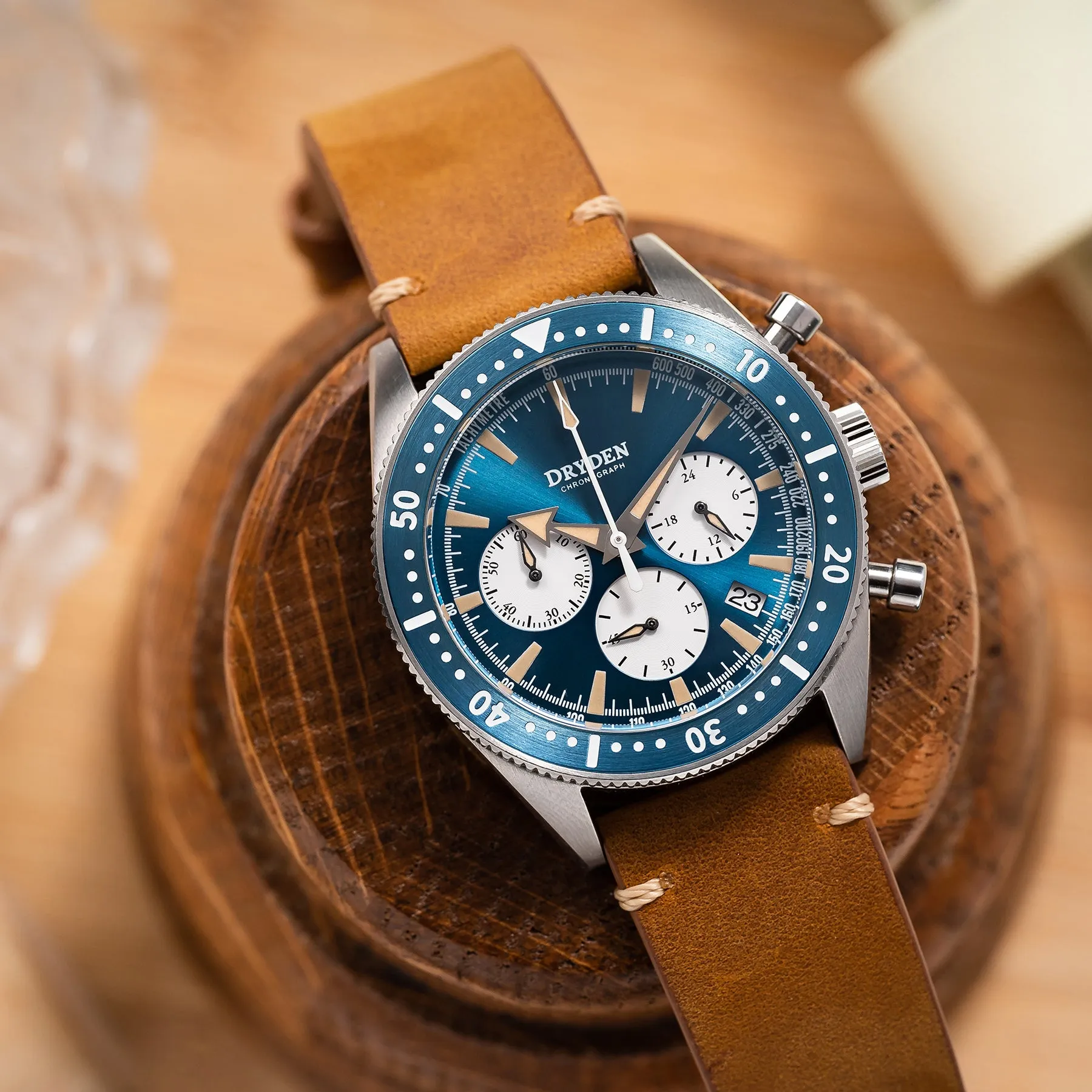 Dryden Chrono Diver Series 1 - Blue Vintage