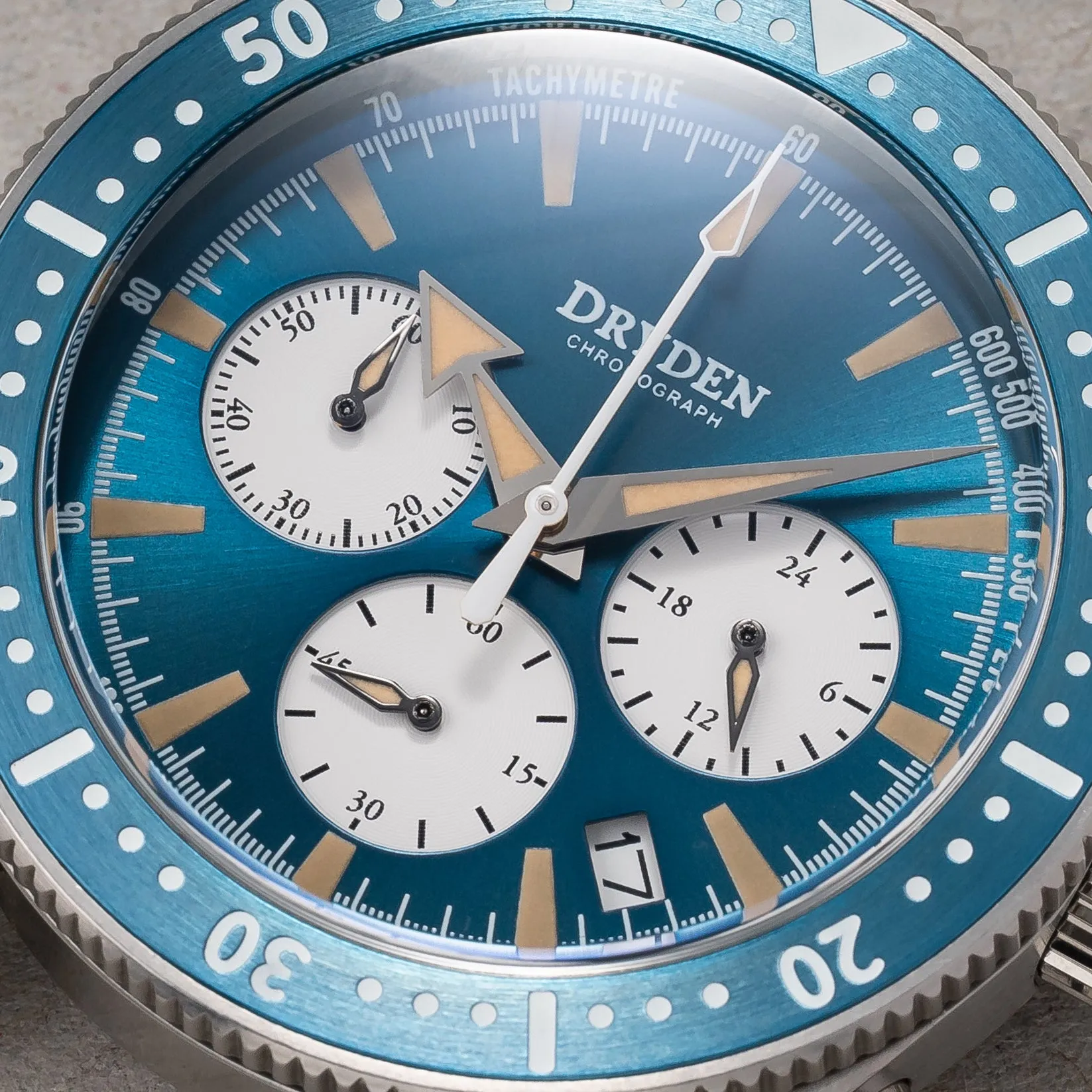 Dryden Chrono Diver Series 1 - Blue Vintage