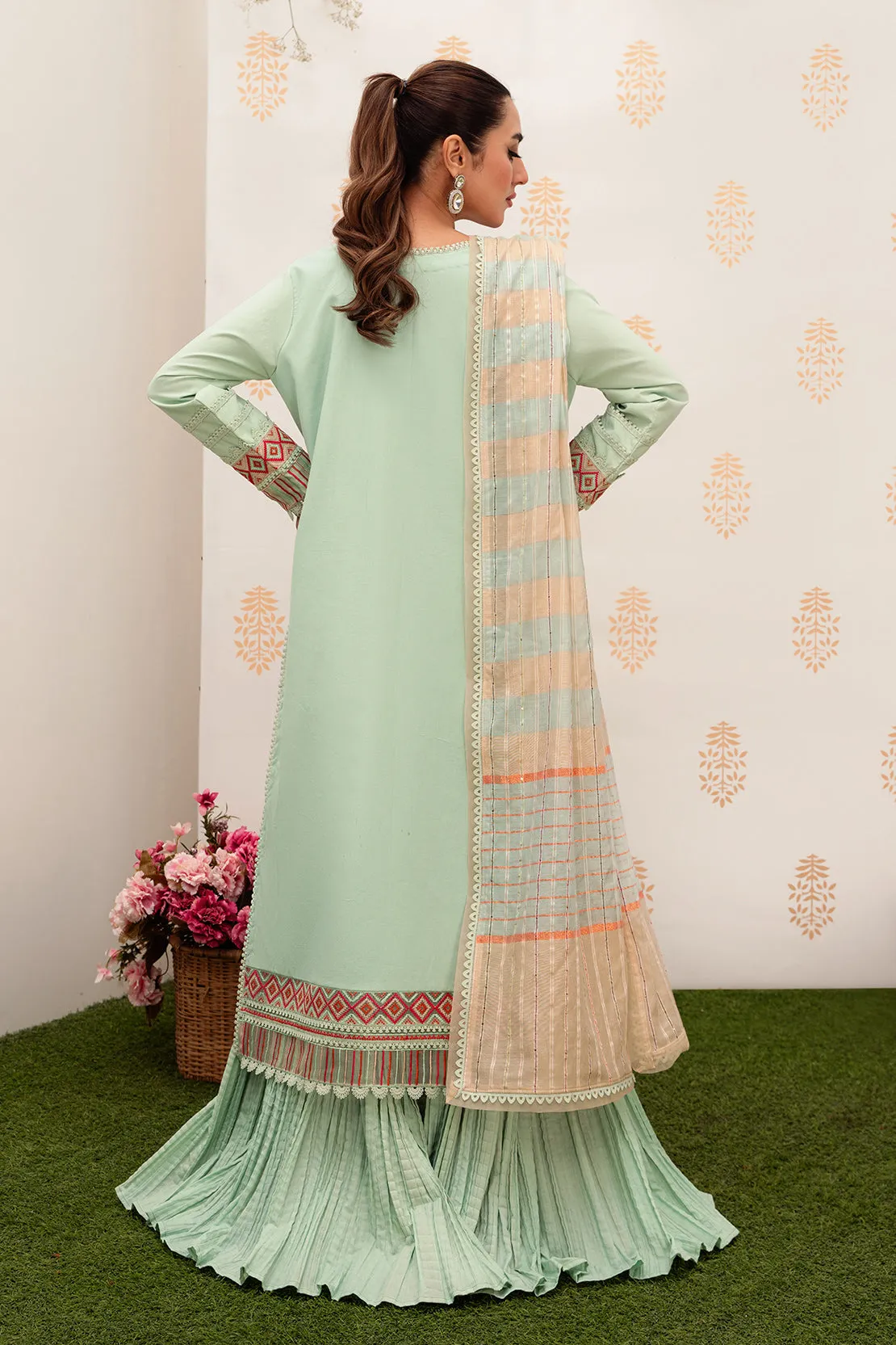 Dyed - 3 Pc Lawn Suit