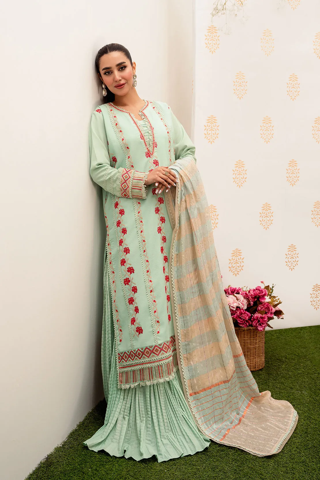 Dyed - 3 Pc Lawn Suit
