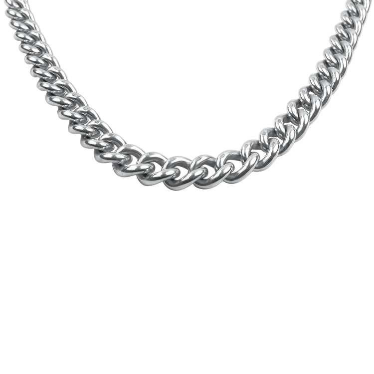 Estate Waldemar Style Sterling Silver Watch Chain 15.5"