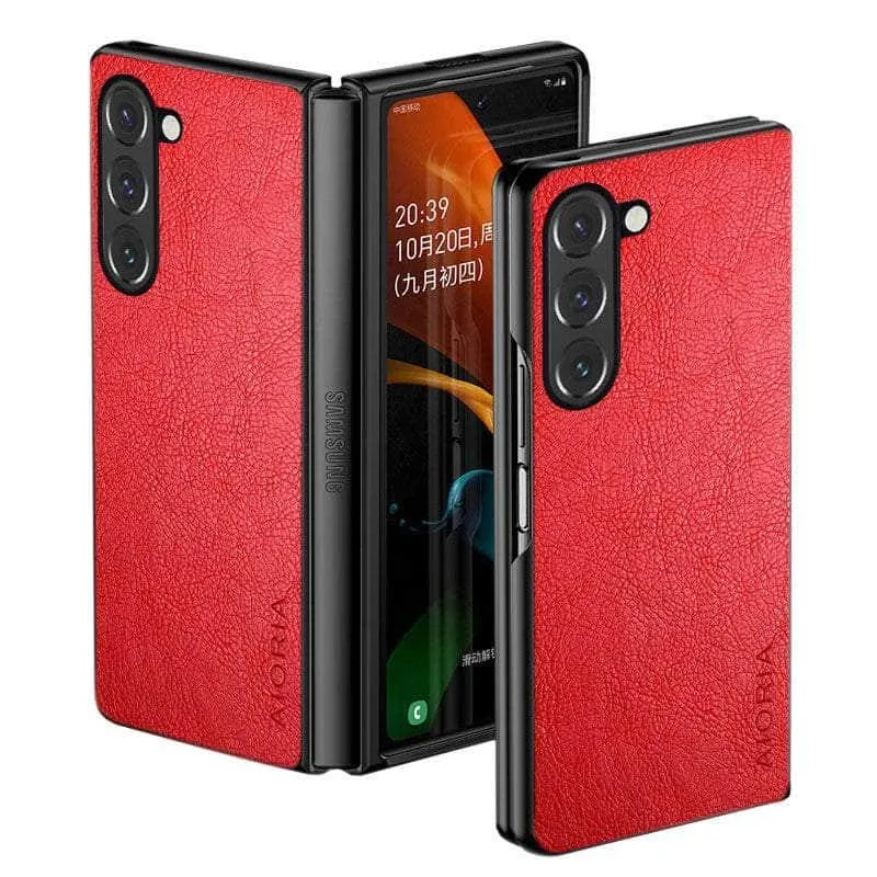 Galaxy Z Fold 4 Vintage Vegan Leather Case