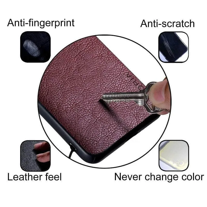 Galaxy Z Fold 4 Vintage Vegan Leather Case