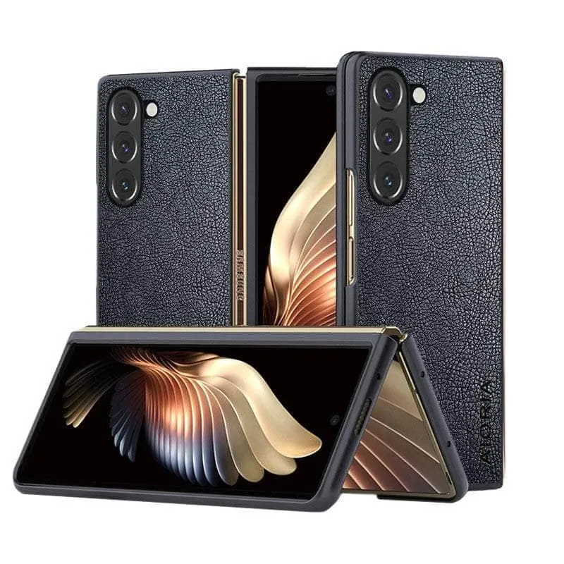 Galaxy Z Fold 4 Vintage Vegan Leather Case
