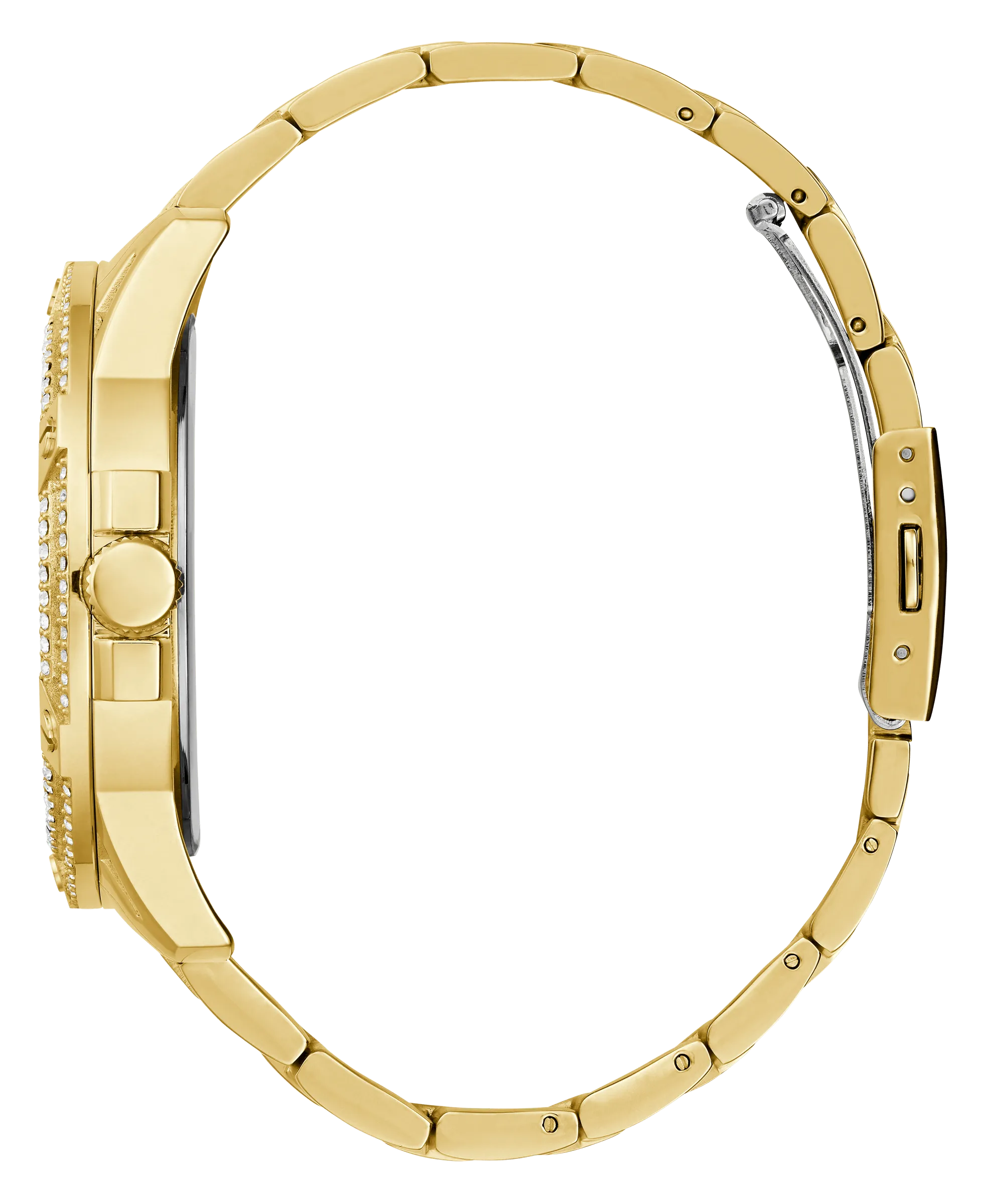 Guess Men's 48mm Gold PVD Quartz Watch GW0497G2
