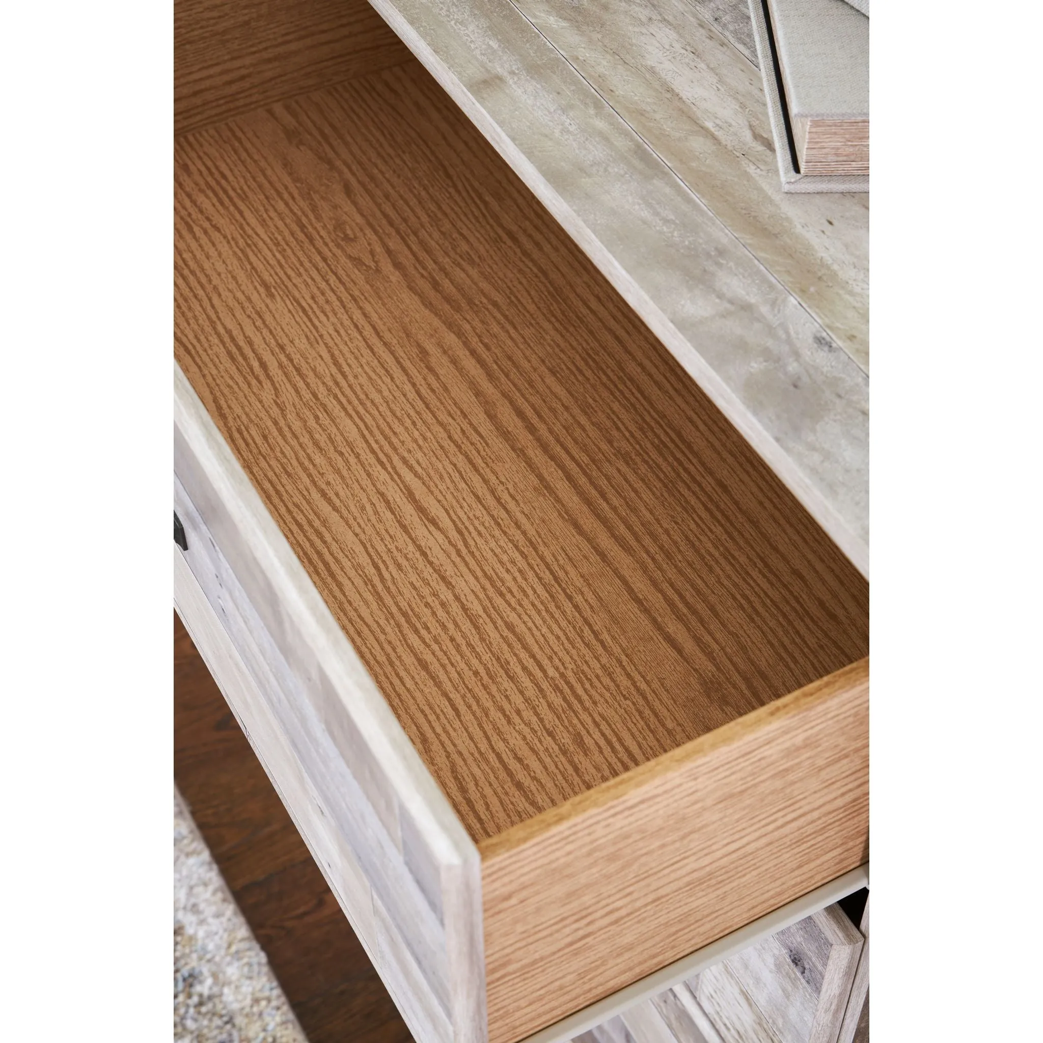 Hodanna Dresser and Mirror - Whitewash