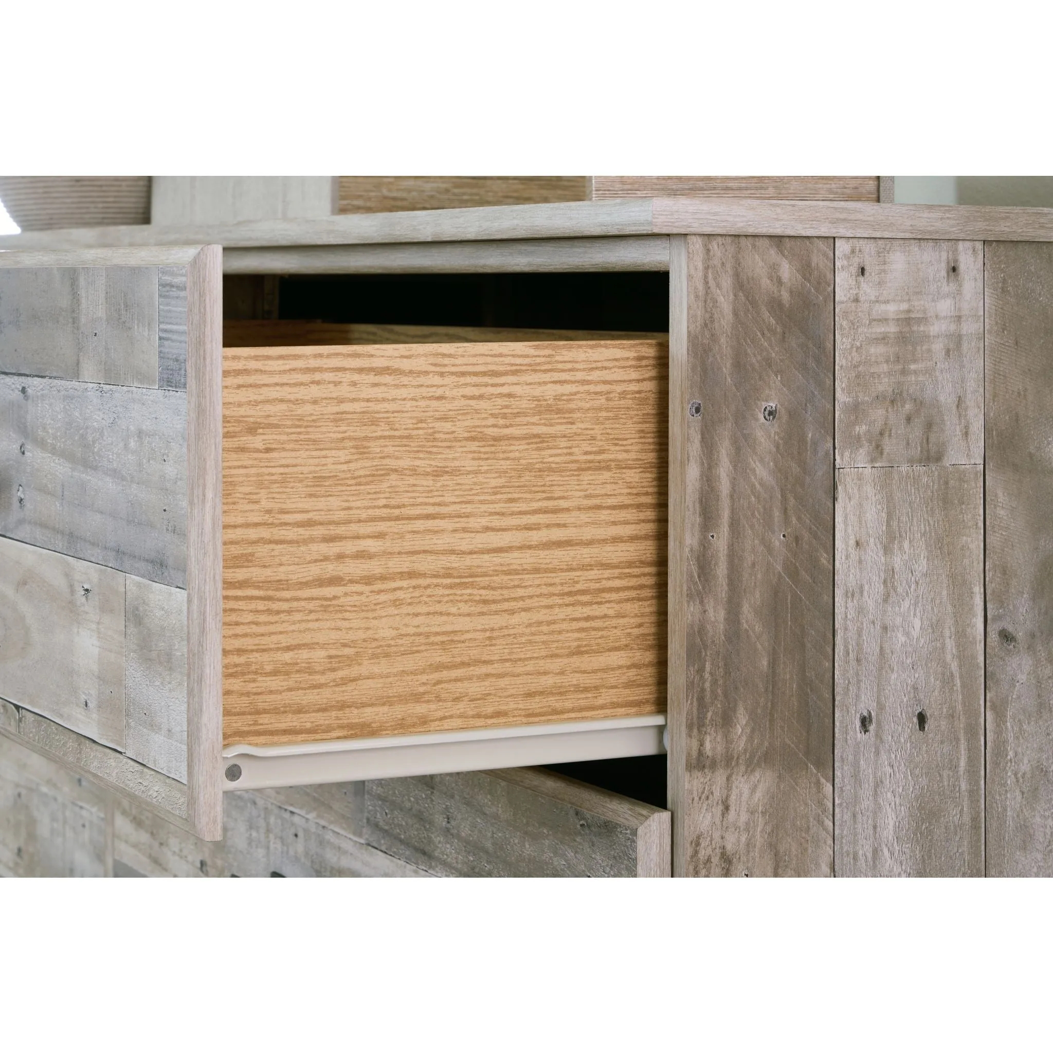 Hodanna Dresser and Mirror - Whitewash