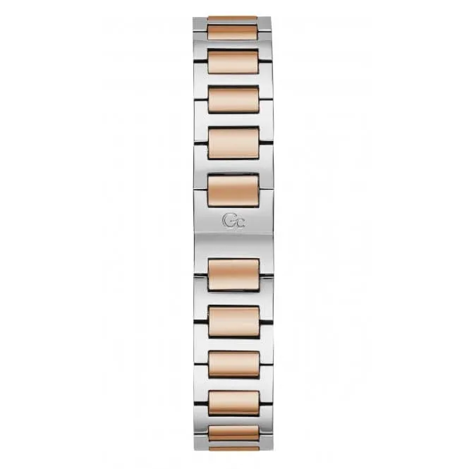 Ladies Coussin Shape Lady Silver Rose Gold Watch Y98001L5MF