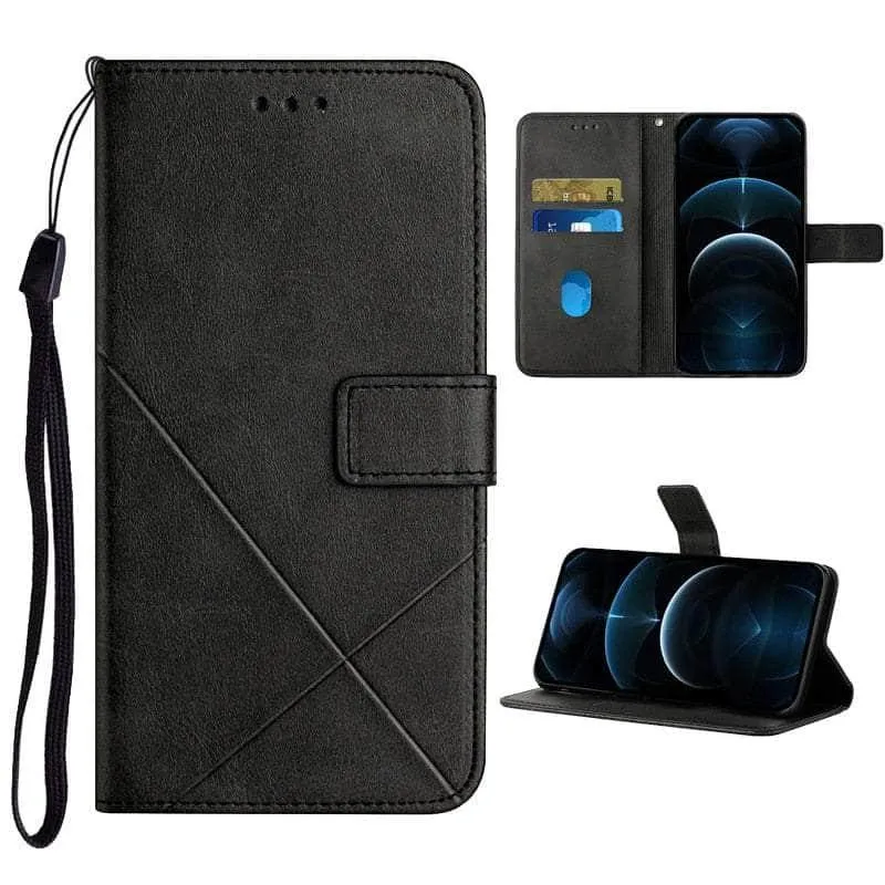 Leather Flip Wallet Galaxy A14 Floral Case
