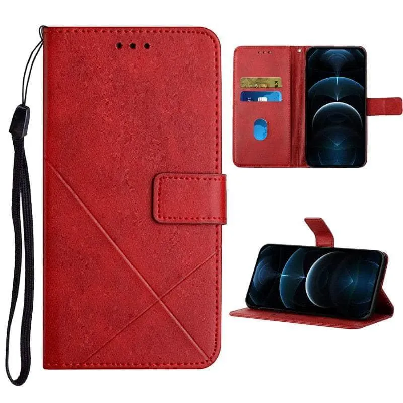 Leather Flip Wallet Galaxy A14 Floral Case