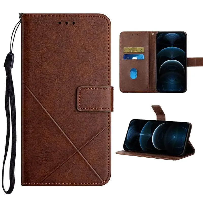 Leather Flip Wallet Galaxy A14 Floral Case