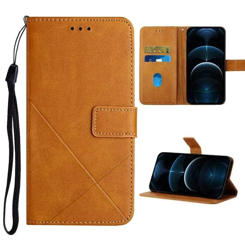 Leather Flip Wallet Galaxy A14 Floral Case