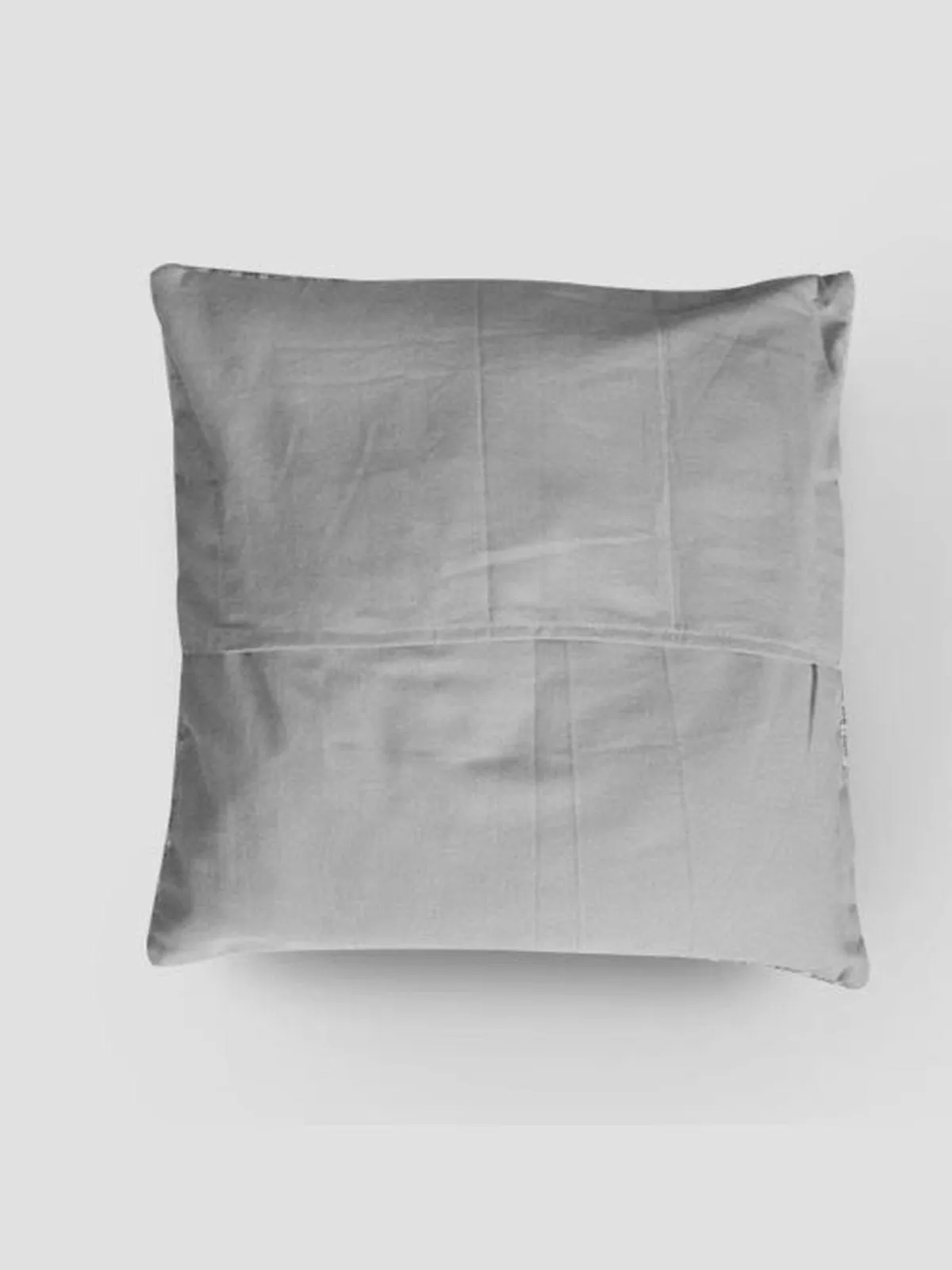 Leaves Chainstitch Embroidered  Cushion Cover