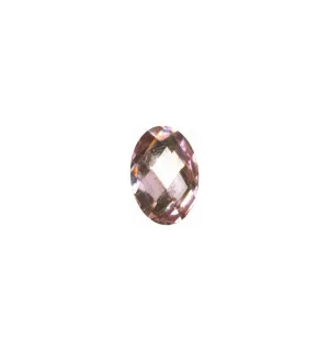 Magnetic Rhinestone Ellipsoid Pink