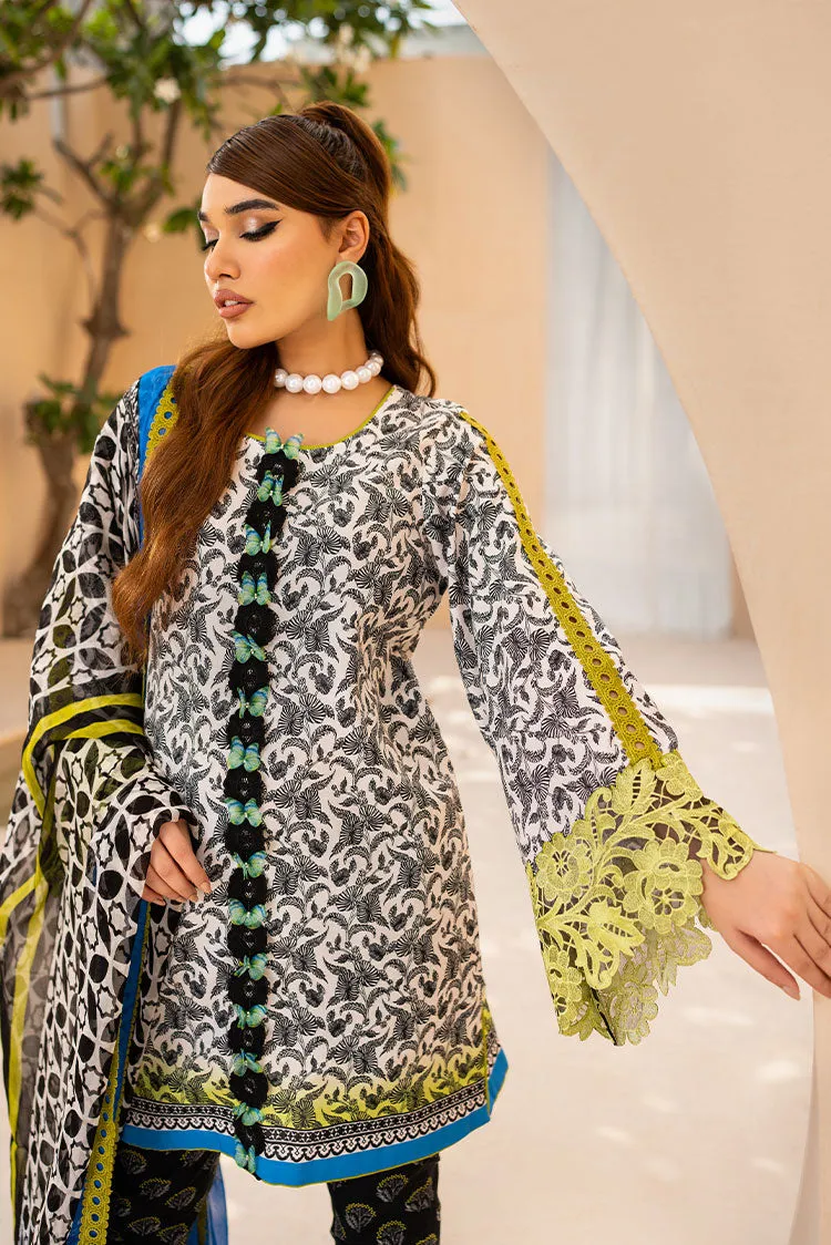 Maria Osama Khan - Raya Unstitched Collection Vol 1 - Azure
