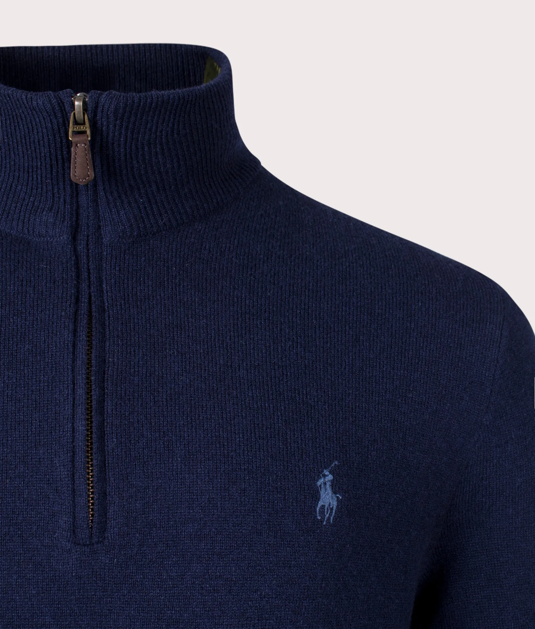 Merino Wool Quarter Zip Jumper