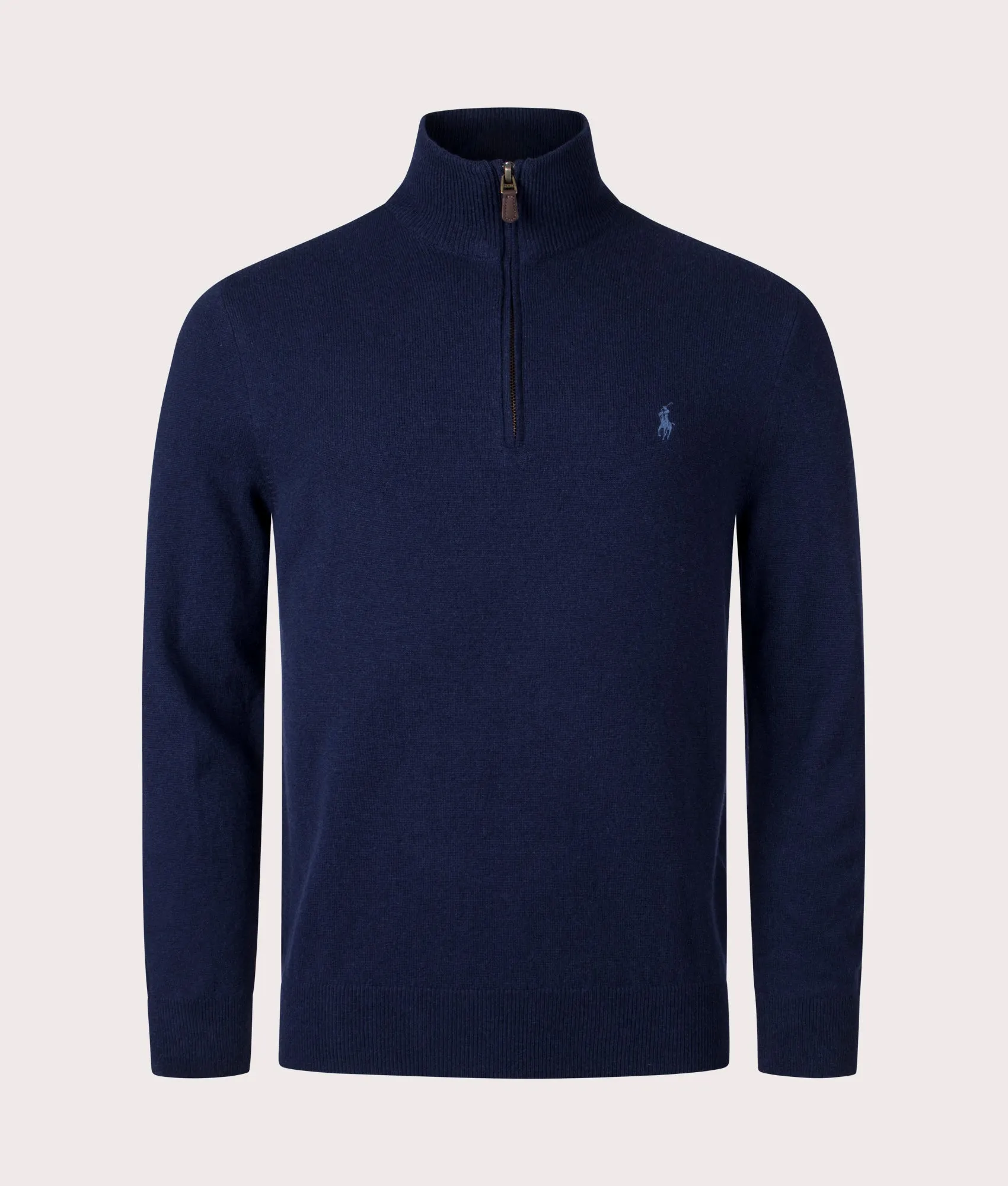 Merino Wool Quarter Zip Jumper