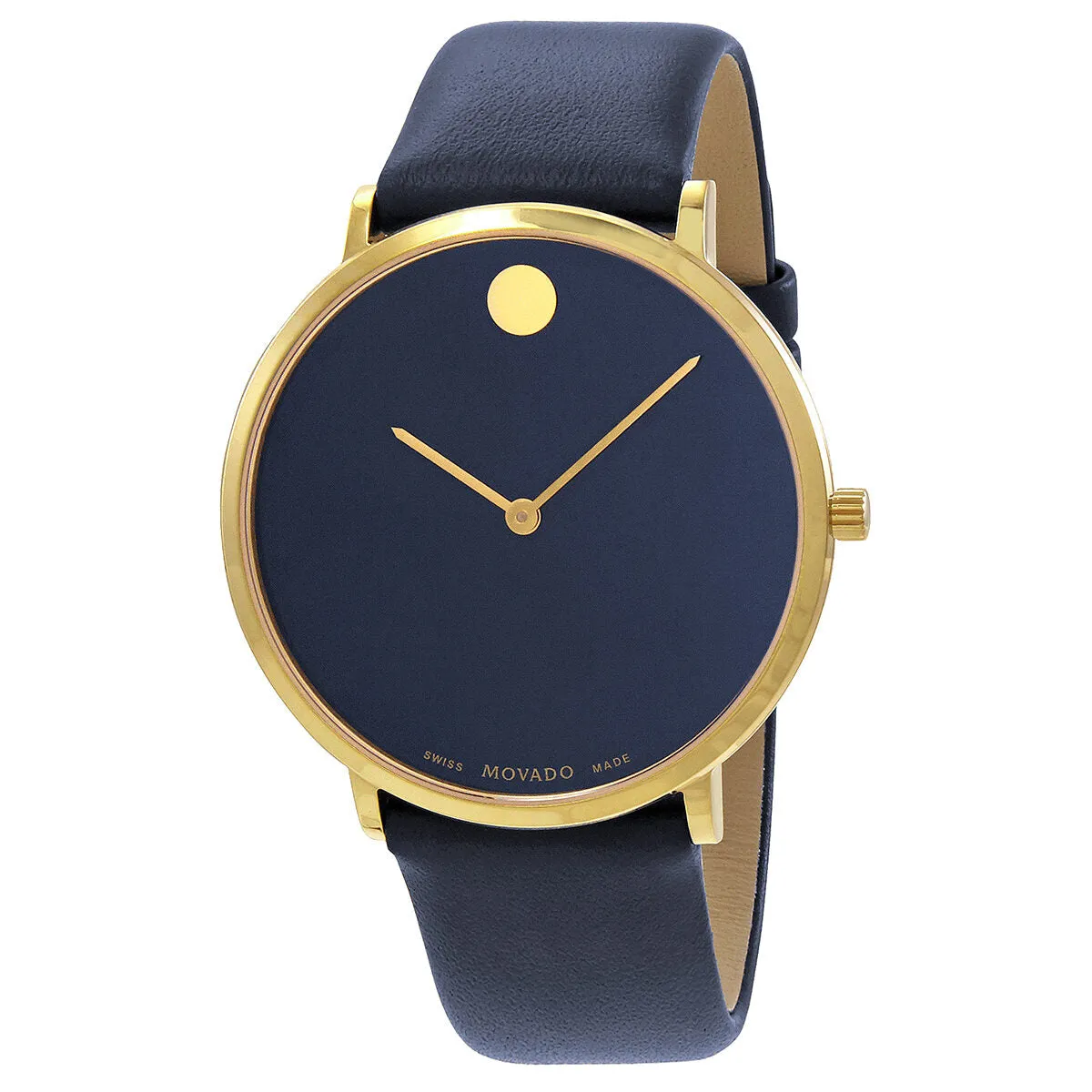Movado Ultra Slim Museum Quartz Blue Dial Men's Watch 0607259
