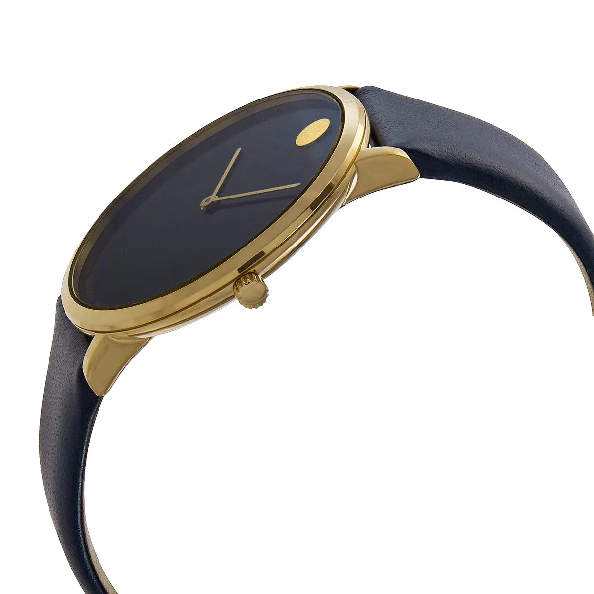 Movado Ultra Slim Museum Quartz Blue Dial Men's Watch 0607259