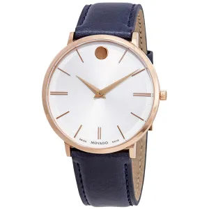 Movado Ultra Slim White Dial Men's Watch 0607181