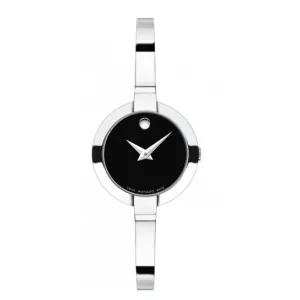 Movado Watch with 25MM Black Round Dial. 0606595