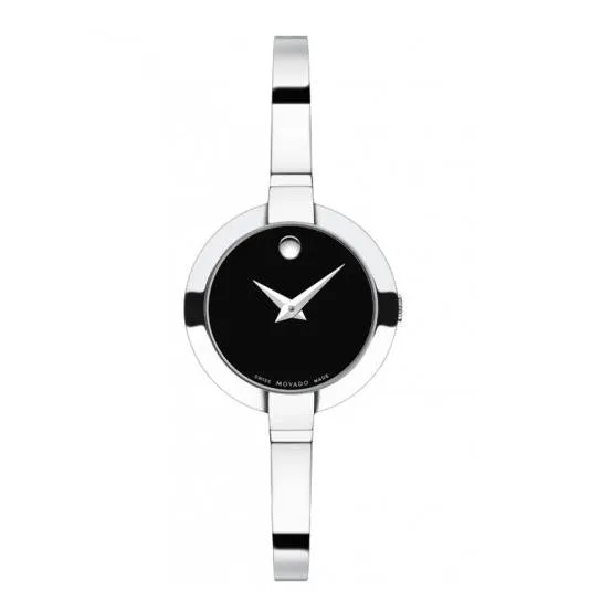 Movado Watch with 25MM Black Round Dial. 0606595