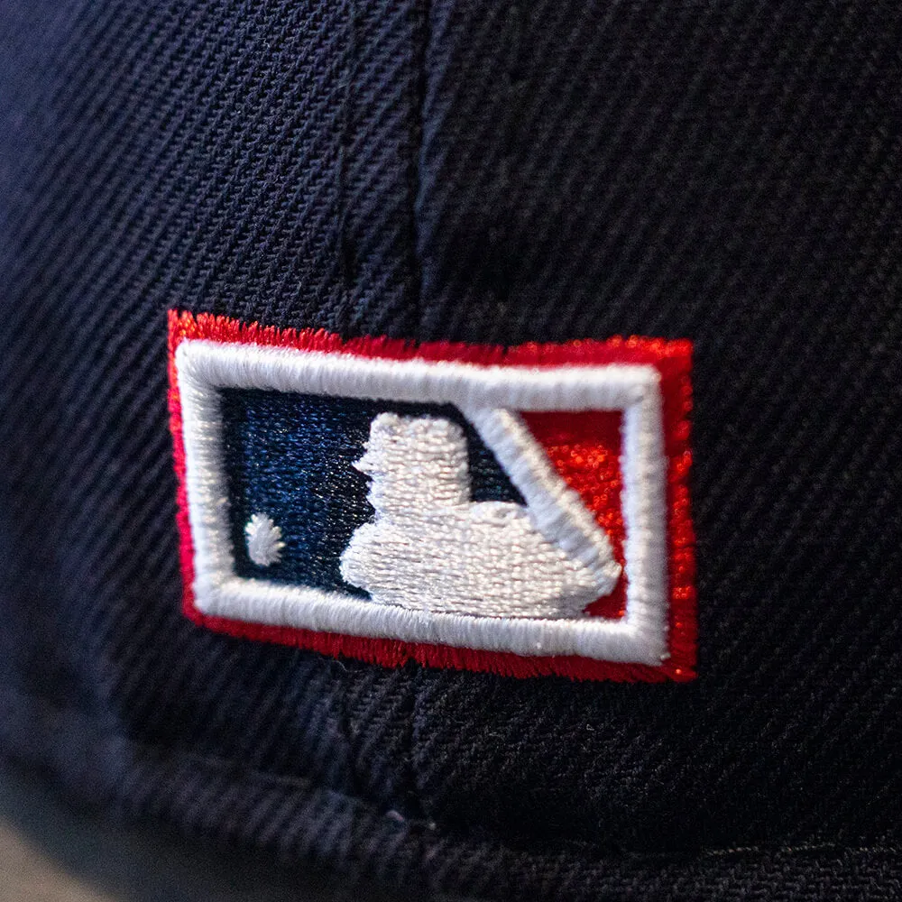 NEW ERA 59FIFTY MLB NY YANKEES X LA DODGERS WS 1981 NAVY / SCARLET UV FITTED CAP