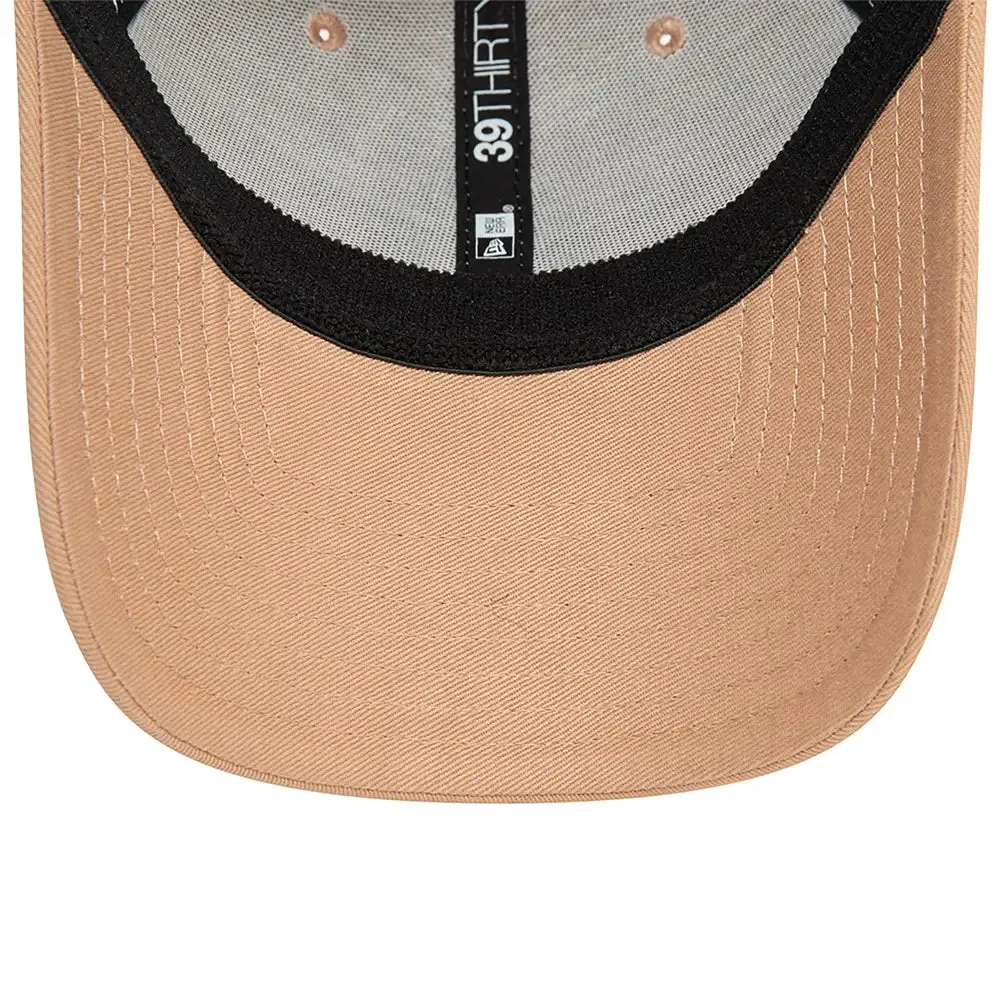 New York Yankees League Essential Beige 39Thirty Stretch Fit Cap